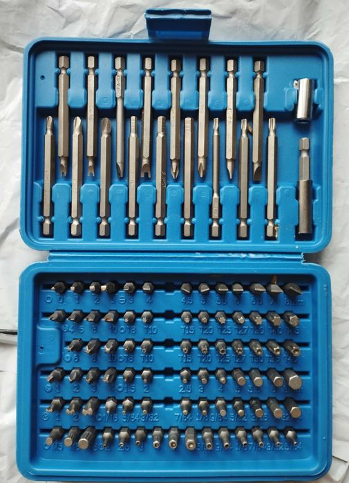 Набір біт, 98 штук біти у валізі кейсі