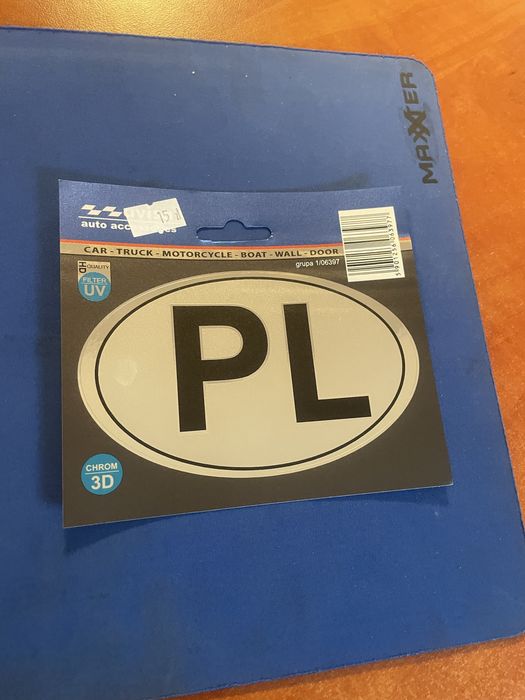 Naklejka PL samochod karoseria