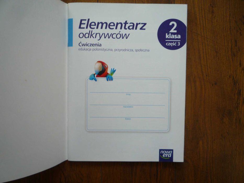 Nowe Ćwiczenia Elementarz odkrywców 2 część 3 Język Polski klasa 2