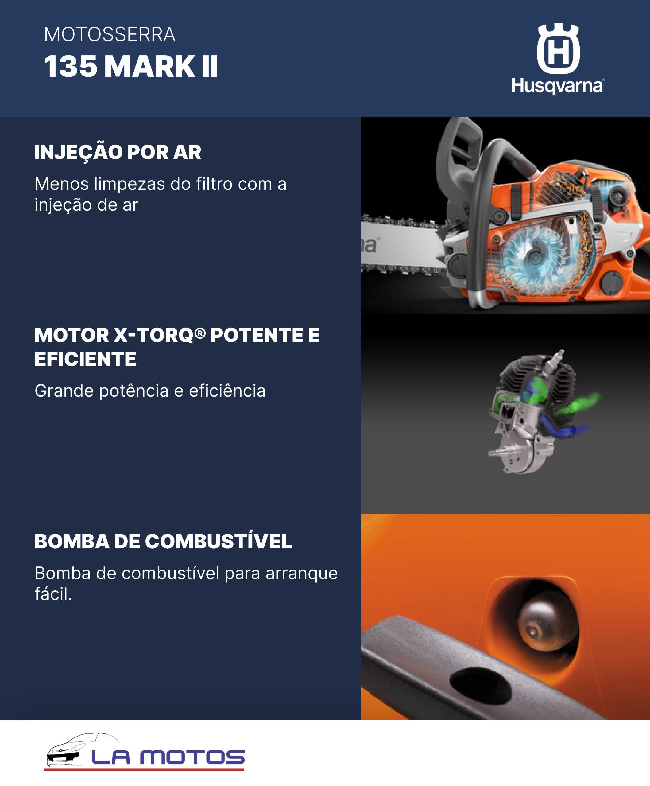 Motoserra Husqvarna 135 Mark II