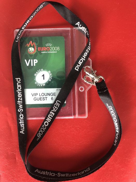 Квиток на футбол VIP Lounge Guest EURO 2008 від 07.06.2008