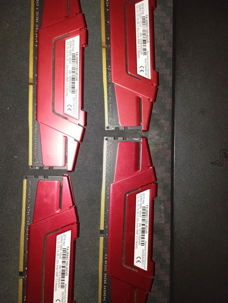 RAM DDR4 16gb 4 kości