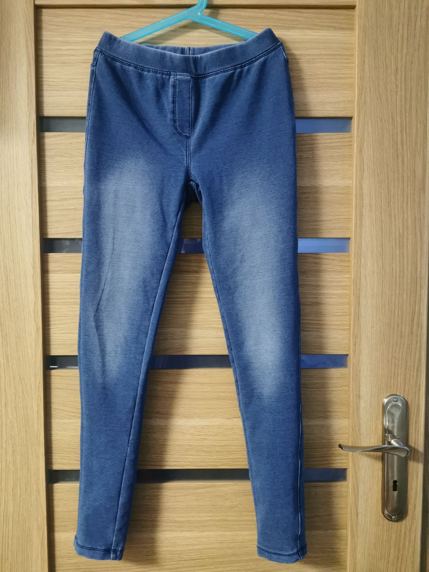 Elastyczne jeansy treginsy legginsy Pepperts Lidl 158/164 12/ 14 lat