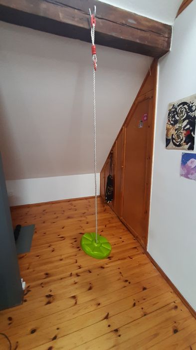 Huśtawka okrągła plastikowa typu talerzyk