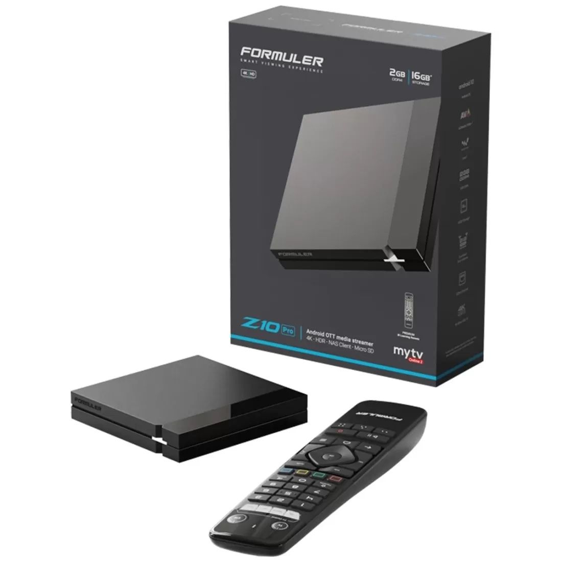 Receptor OTT Android 4K Z10 Pro 2GB/16GB MyTVOnline 2 - FORMULER