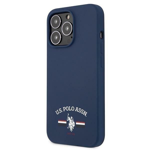 Etui U.S. Polo Silicone do iPhone 13 Pro Max 6,7" - Granatowy