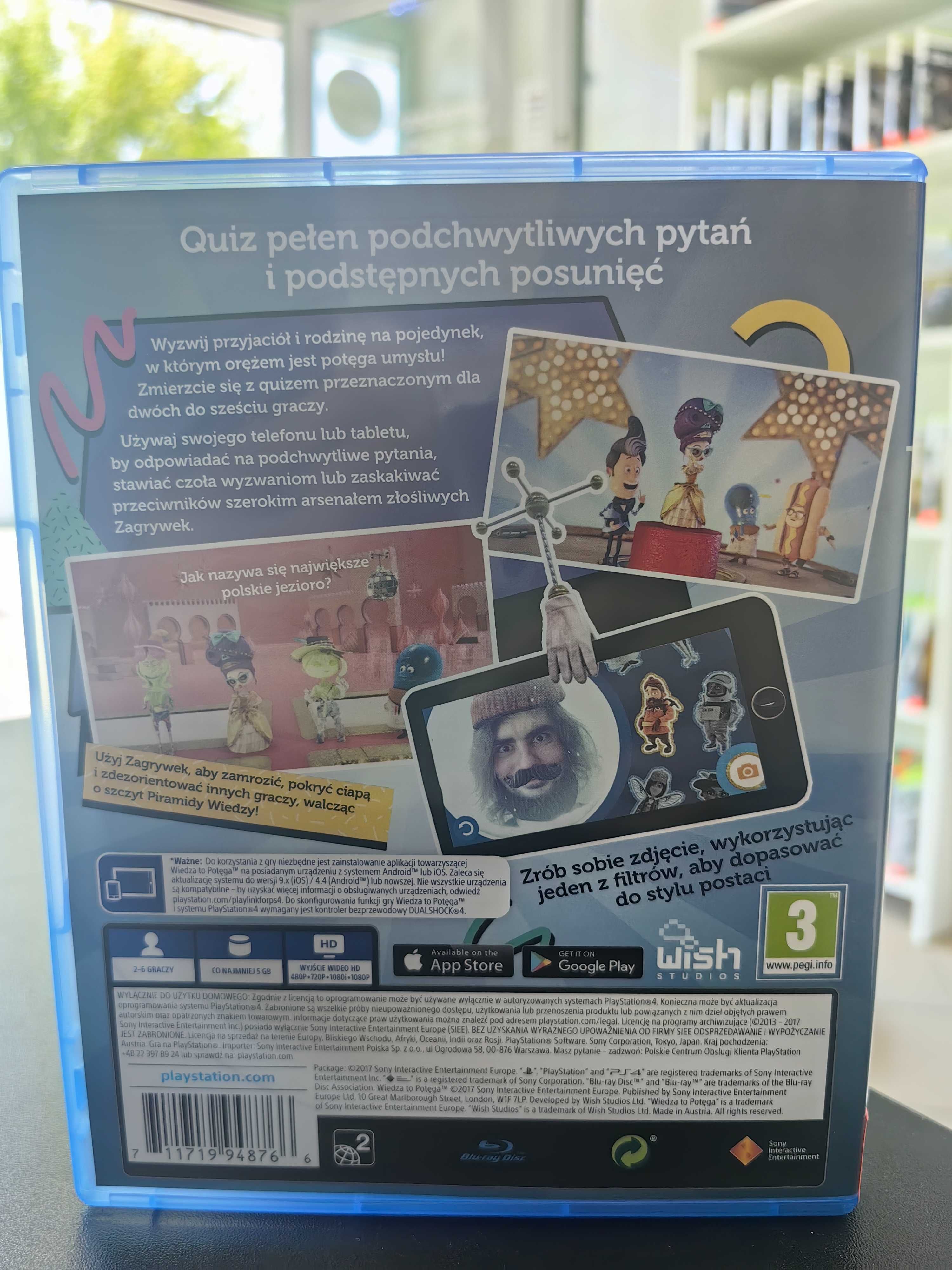 Wiedza to potęga PS4 Wysyłka Wymiana Sklep Mokotów