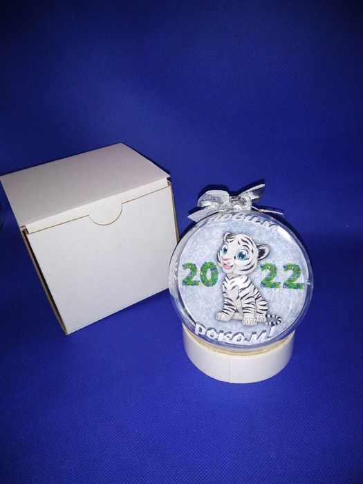 Набір. Новорічна кулька прикраса з Фото