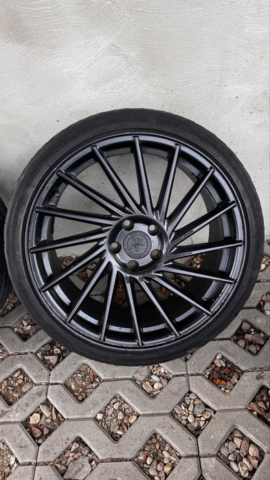 Pilnie sprzedam Alufelgi 19 5x112 Keskin kt17 et45 8,5j opony 235x35