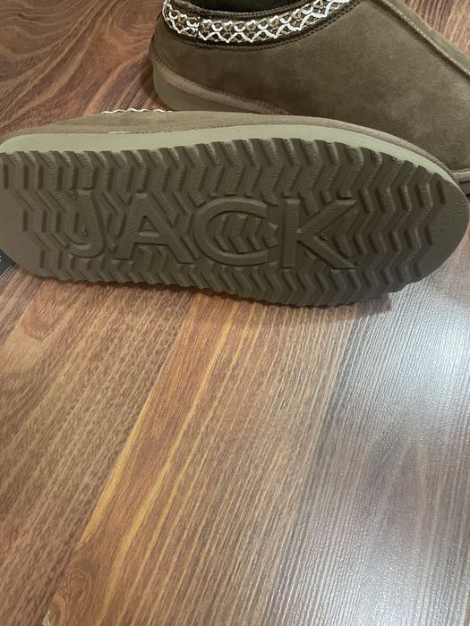 Зимові замшеві сліпони Jack Wills Slip-On Snug коричневого кольору