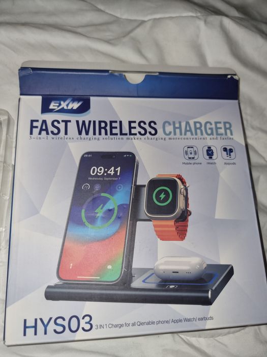 EXW HYS03 Stacja ładująca 3 w 1 ładowarka indukcyjna