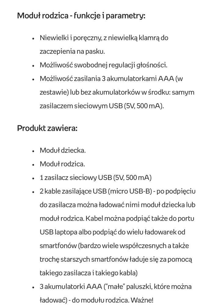 Niania elektroniczna, cyfrowa Reef, Rigi Digital nowa