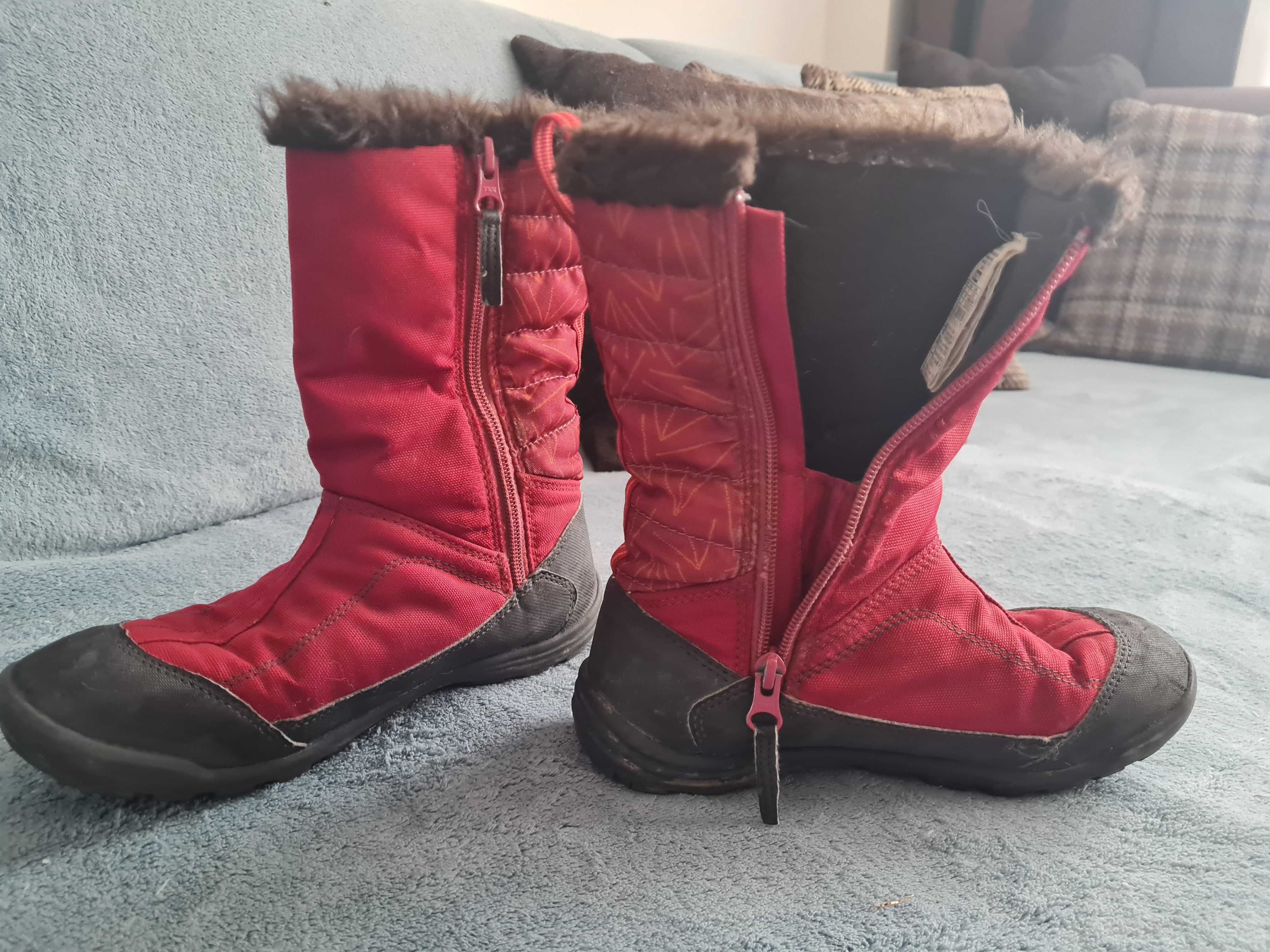 Buty zimowe, kozaki, śniegowce 35 Quechua
