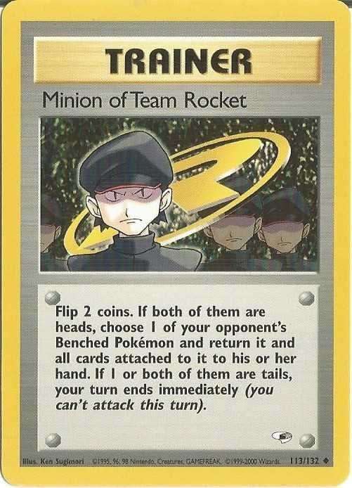 Karta POKEMON Minion of Team Rocket (GH 113) Stan M/NM Gym Heroes