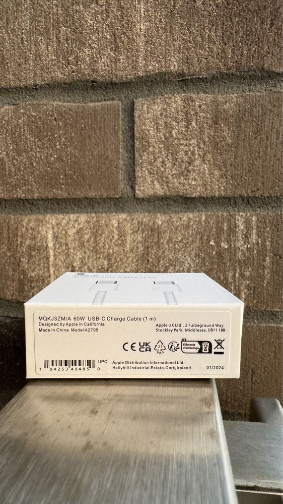 Zestaw Ladowarka 35W na 2 zlacza Usb-C + Kabel Usb -C USB-C 1 M 60W