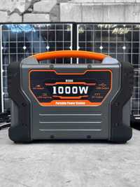 Зарядна станція powerstation m1000 999wh/1000w + сонячна панель