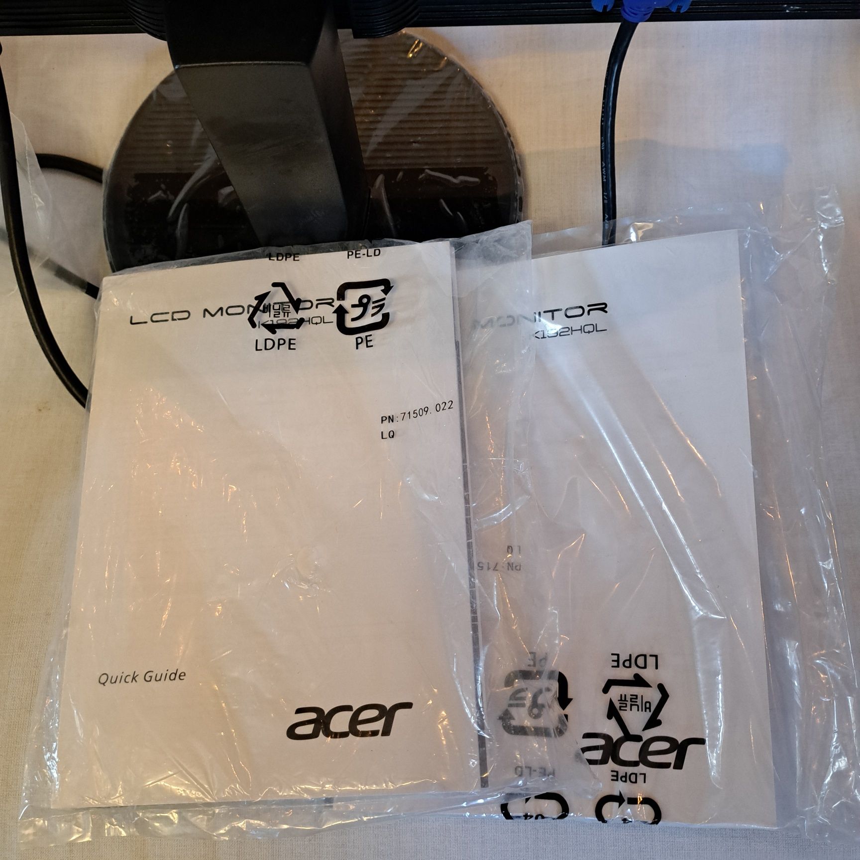Новий монітор 18.5 "Acer K192HQLb (UM.XW3EE.002/UM.XW3EE.001)