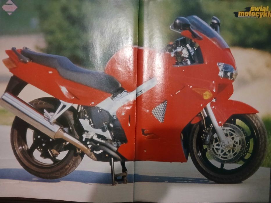 Plakat dwustronny ze Świata Motocykli