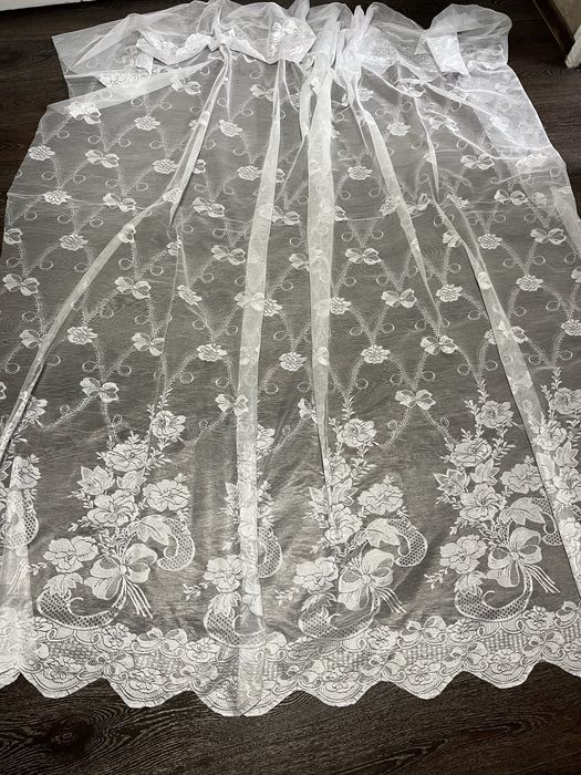 Тюль штори для вікон 2 штуки