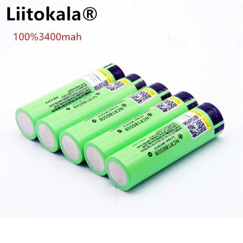 Аккумулятор 18650 Liitokala Lii 34B 3400 mAh 3,7V Li-Ion.с плоским