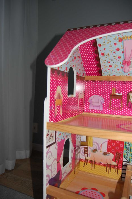 Bardzo duży domek dla lalek 90cm