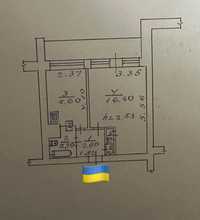 Однокімнатна квартира район  площі Київської (Зигіна)