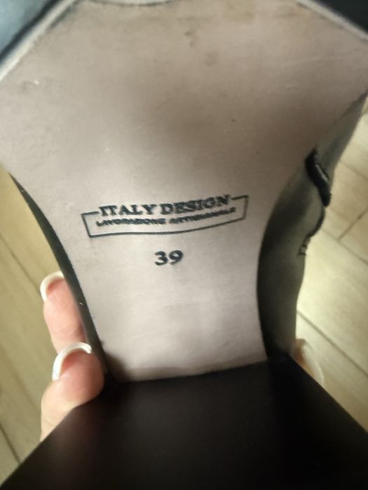 Ботинки кожаные  на флисе женские