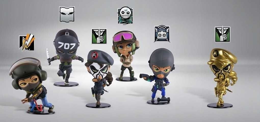 Kolekcja 6 Figurek Six Siege Chibi Seria 3