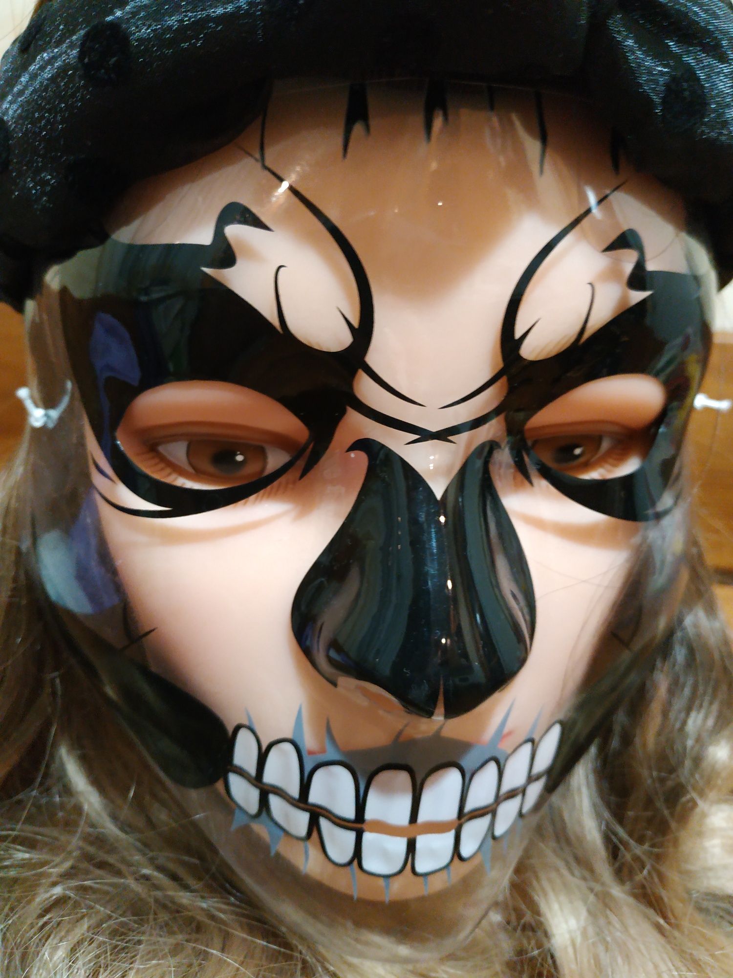 Маска череп, кости «santa muerte» Санта Муэрте