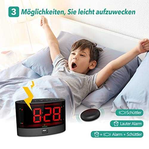 Nowy budzik / zegar / alarm / cyfrowy / LED / ANJANK !A1250!