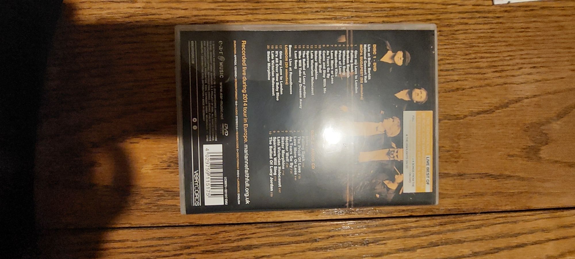 Marianne Faithfull "no Exit" DVD +CD