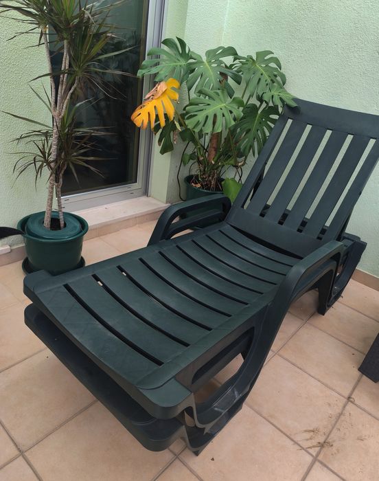 Espreguiçadeira com colchão