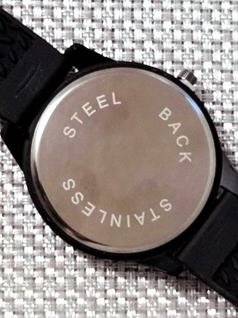 Świetny Zegarek + tachymetr Stainless Steel Back