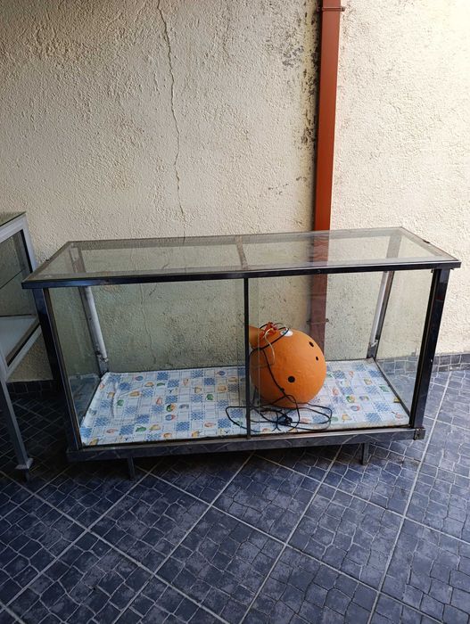 Vitrine de vidro alimentar