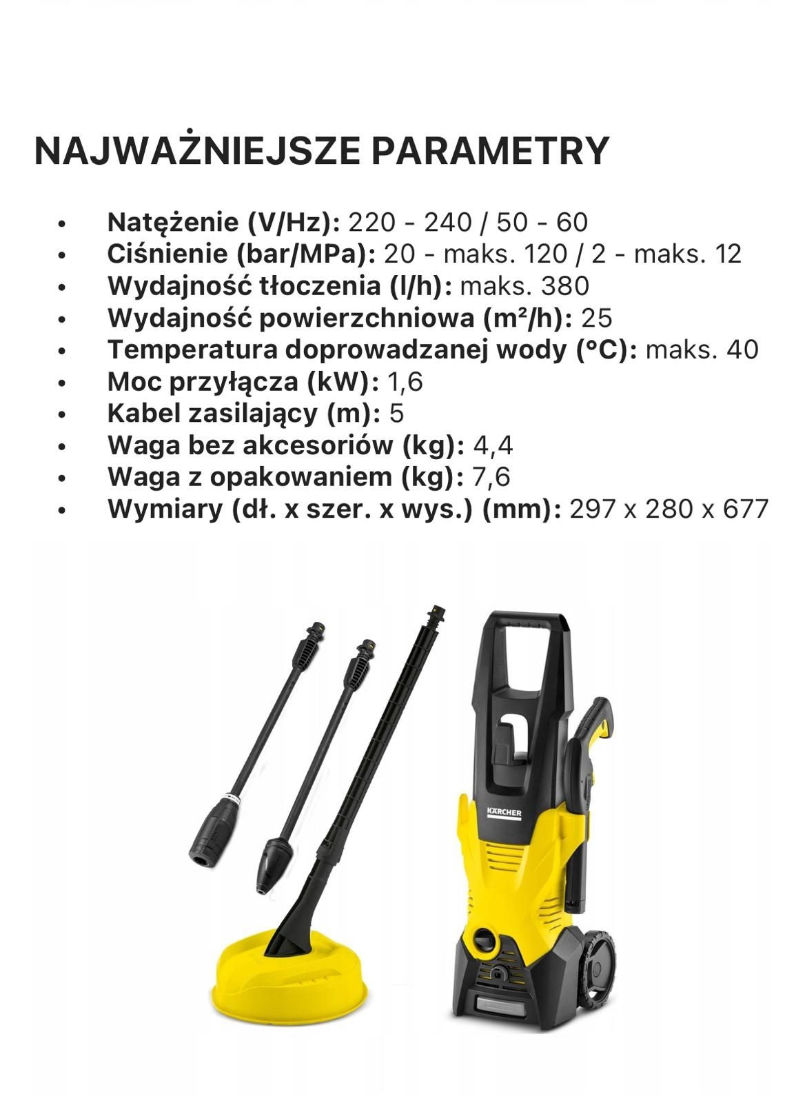 Karcher K3 Myjka Ciśnieniowa Power Control Home Kit - NOWA!