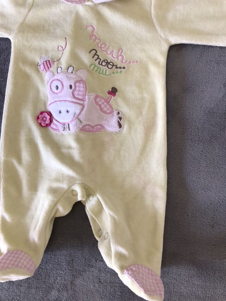 2 babygrows menina para 0 meses