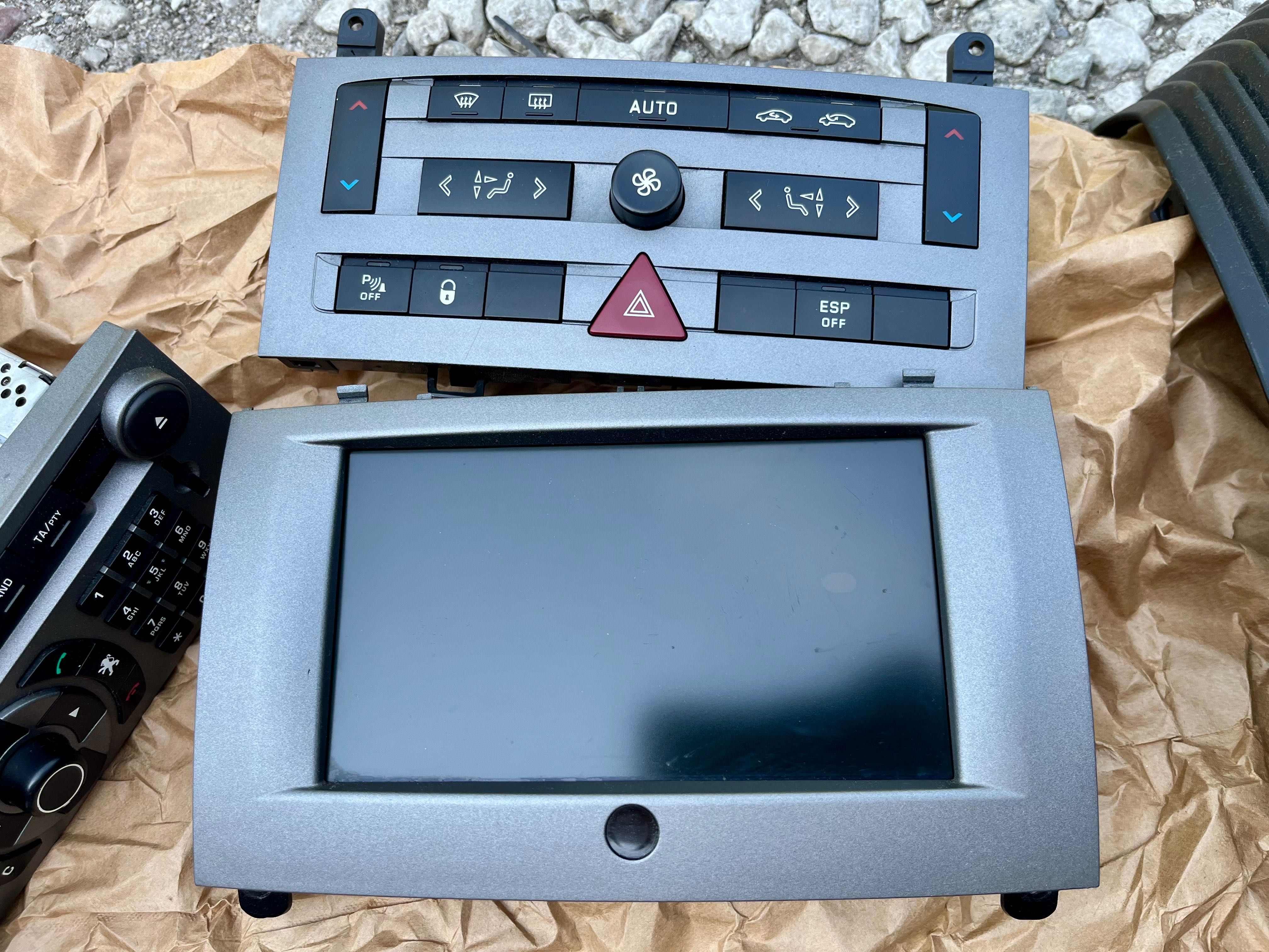 Radio nawigacja Peugeot 407 SW 2005 RT3 RT4 RT5 komplet