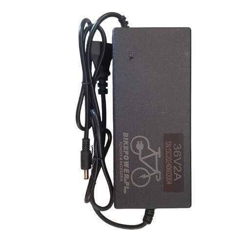 Ładowarka do rowerów i hulajnóg jack 5.5 mm x 2.1 mm 36/42V 2A