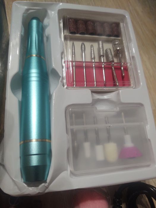 Nail drill frezarka elektryczna aluminiowa do paznokci manicure