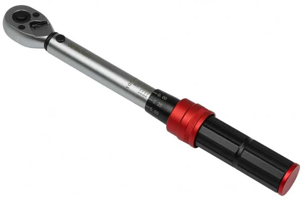 Ключ динамометричний 1/4" 5-25Нм кейс GUT MECHANIC TW-14025 Німеччина