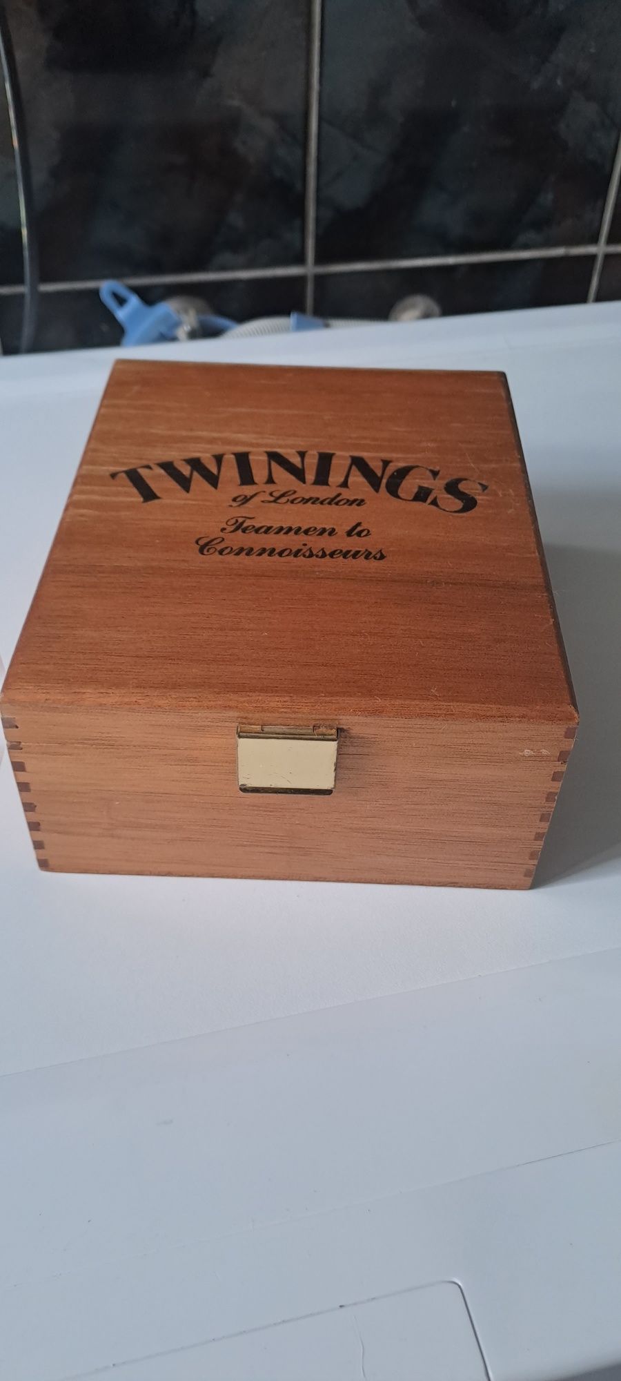 Pudełko drewniane na herbatę