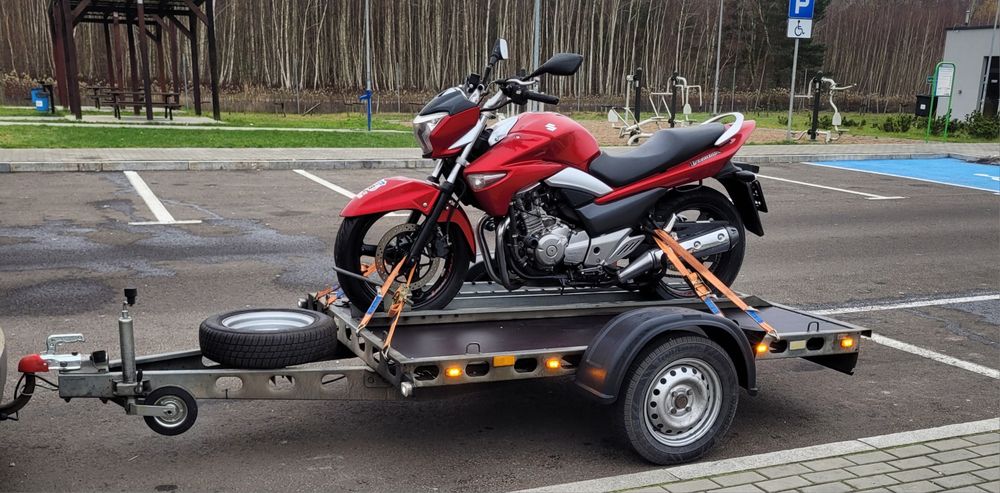 Przyczepka motocyklowa quad quady wynajem wynajęcia