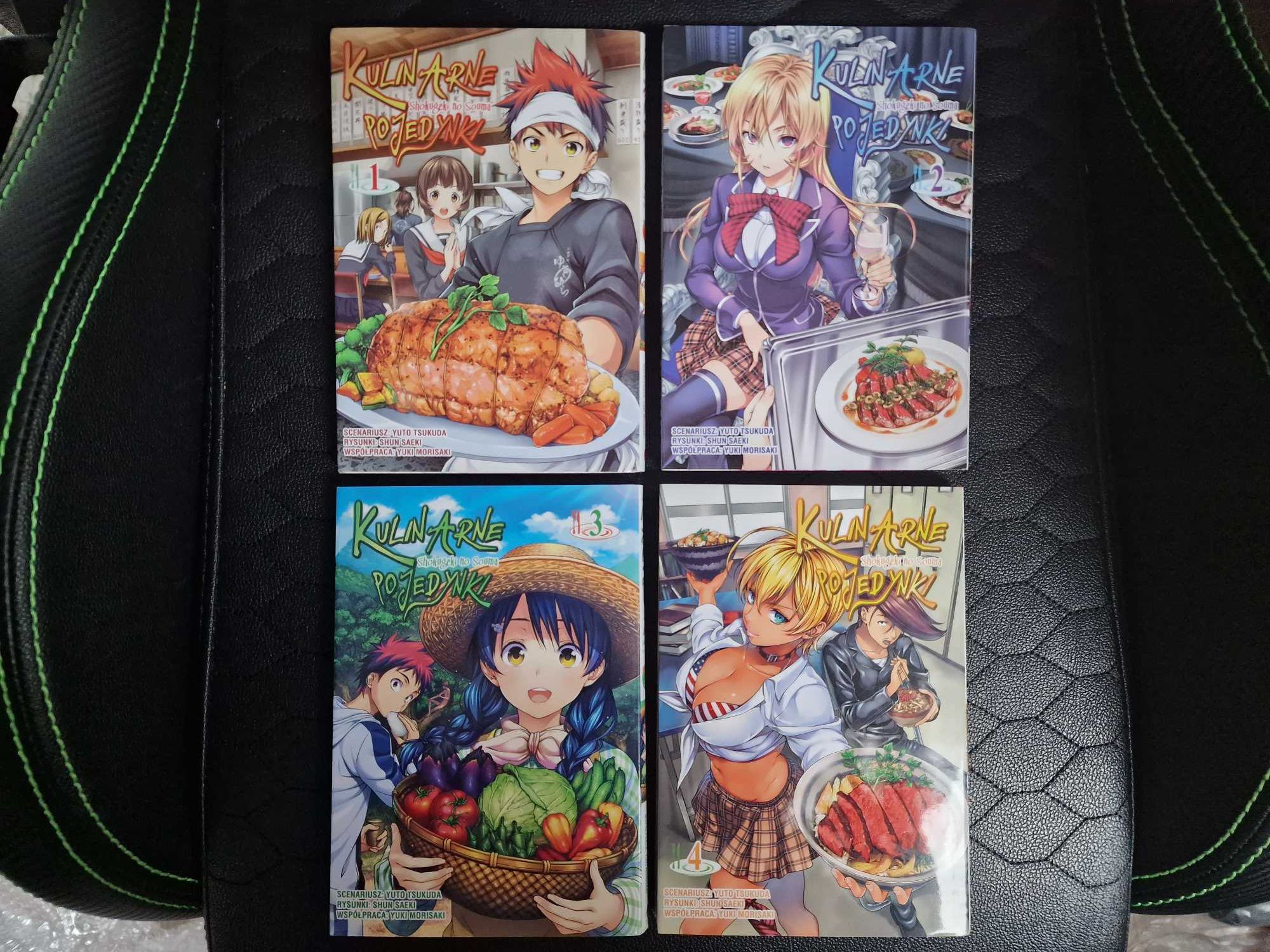 Manga - Kulinarne Pojedynki - Tomy 1-4 - PL