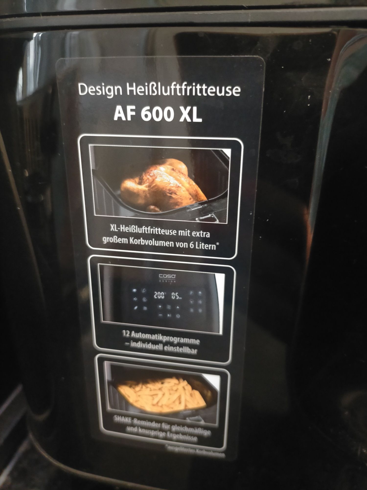Air fryer CASO design