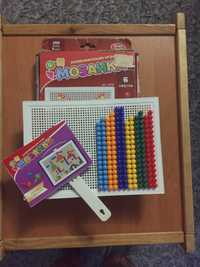 Розвиваюча іграшка Мозаїка, 6 кольорів, 185 фішок, дітям від 3-х років