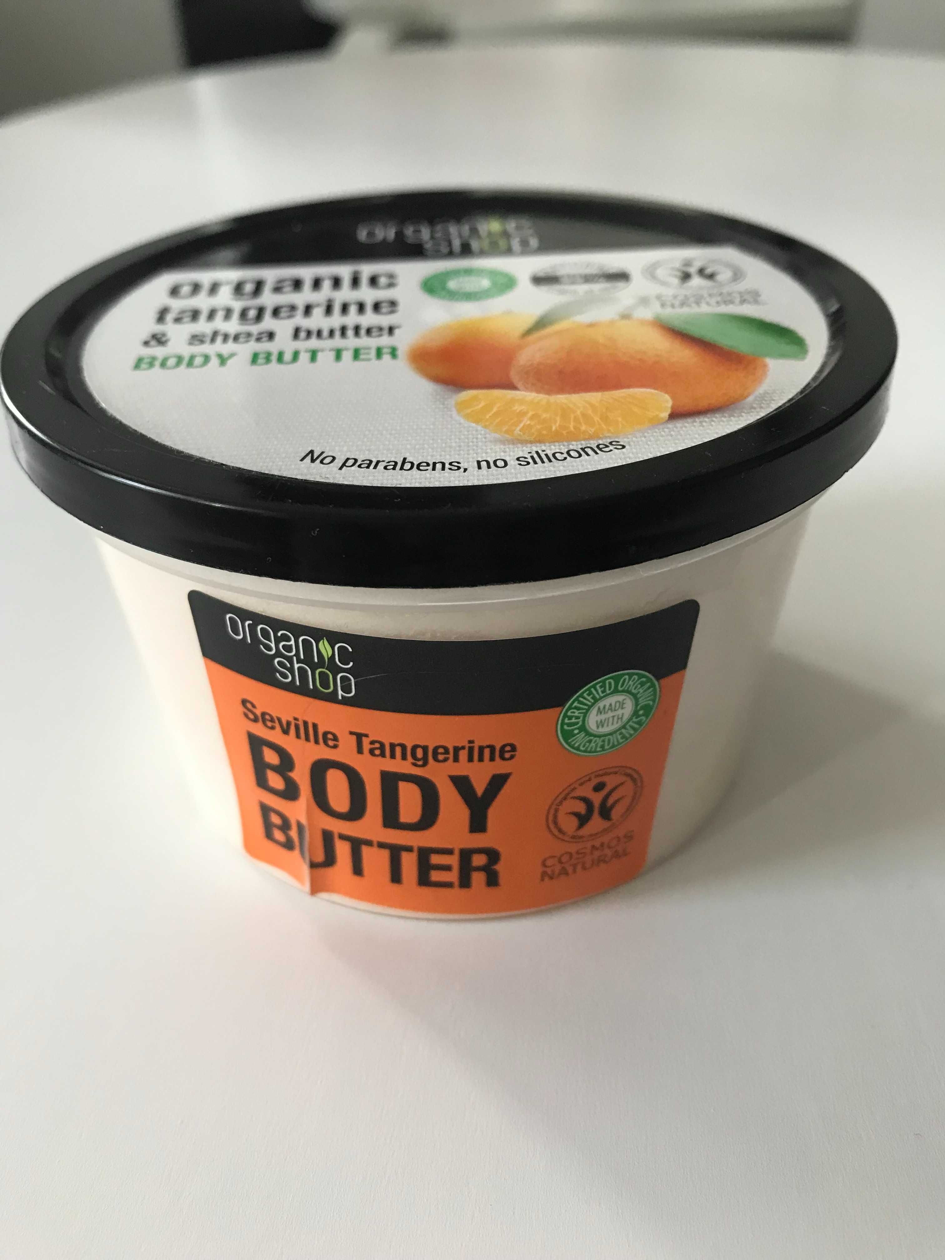 organic shop organic tangerine & shea butter, body butter, 250ml, 10zł