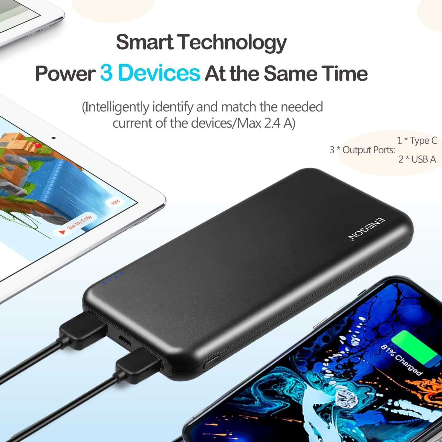 Powerbank Enegon 10000 mAh Slimmest