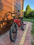 Rower bmx czerwony 18 cali