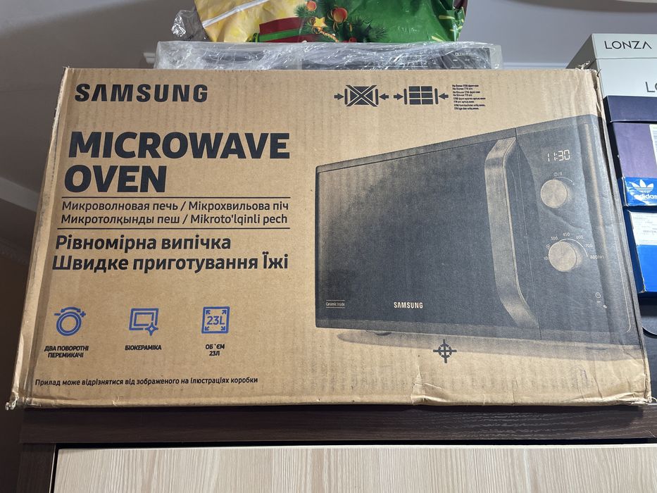 Samsung mg23k3614aw мікрохвильова піч