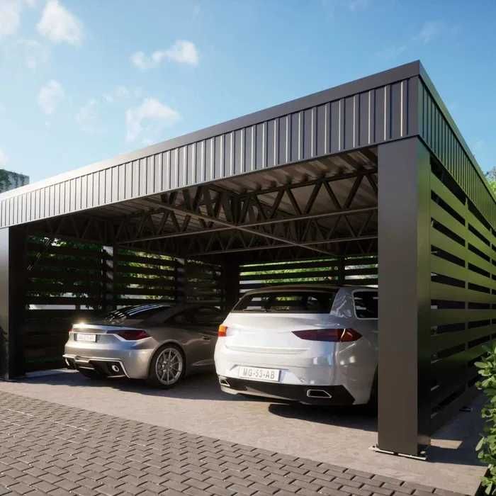 Zadaszenie na konstrukcji, wiata, carport, ogród zimowy, restauracyjny